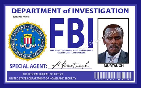 Supernatural FBI Badge agent Murtaugh AKA Rufus steven Williams - Etsy