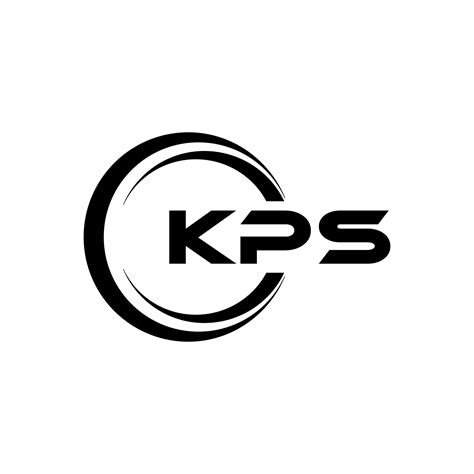 KPS letter logo design in illustration. Vector logo, calligraphy ...