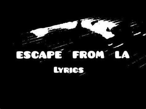 Escape From La The Weeknd Lyrics Español - Free MP3 Downloads