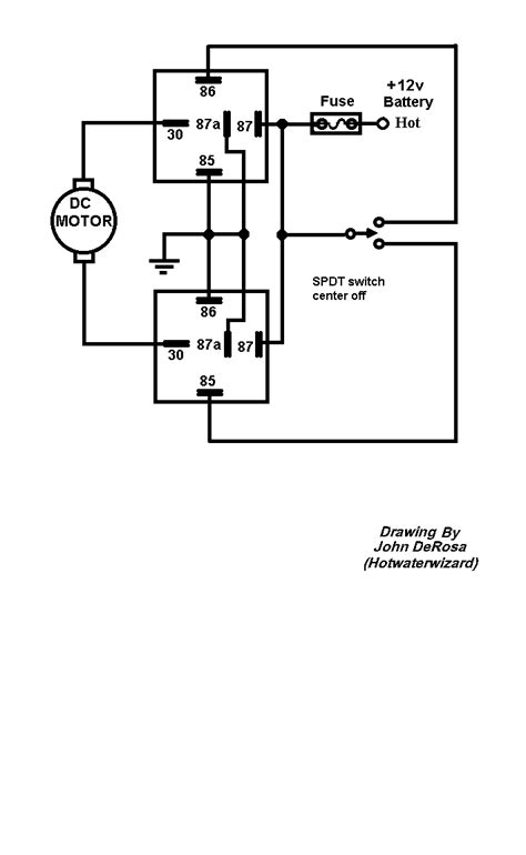 Reversing Relay Wiring Diagram