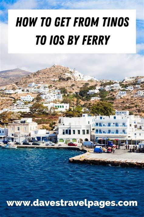 How to get from Tinos to Ios by Ferry in 2024