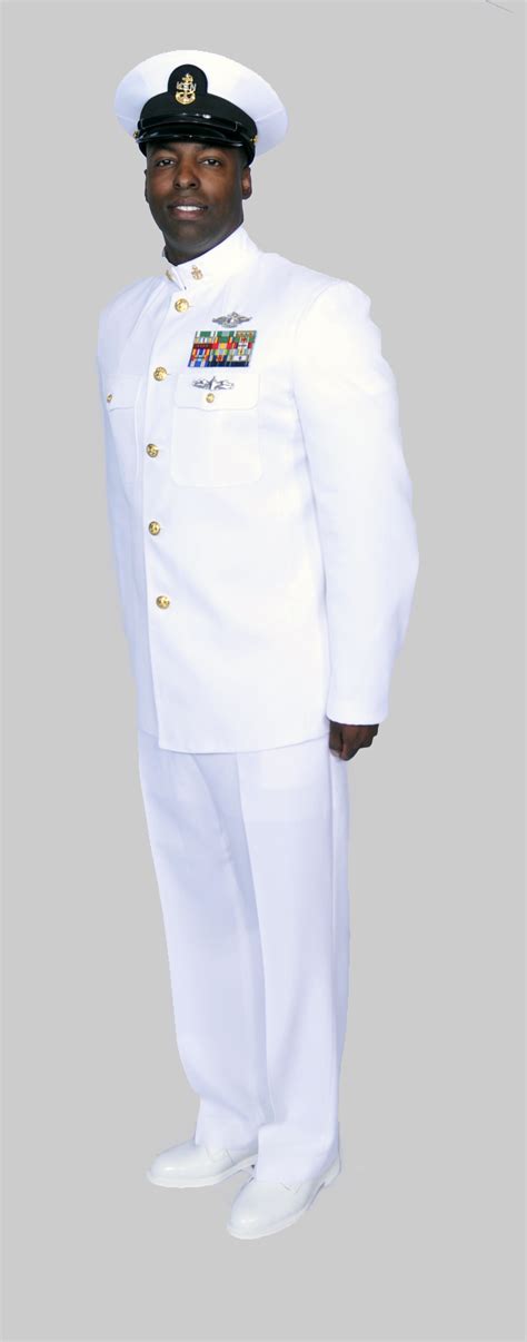 Male Chief Service Dress White