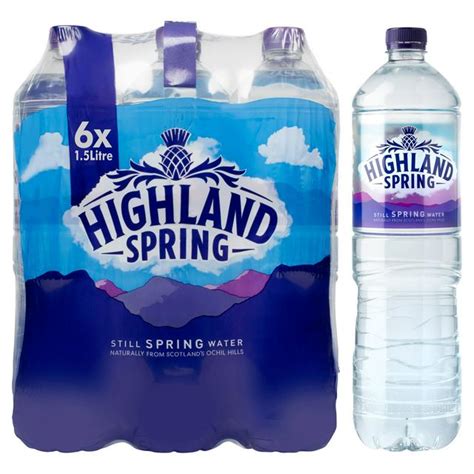 Highland Spring Still Water 6x 1.5 litre - £4 - Compare Prices