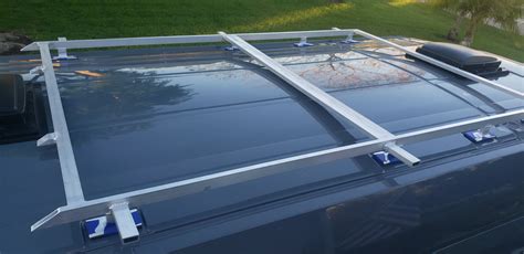 DIY Roof rack for large solar panels | Ford Transit USA Forum