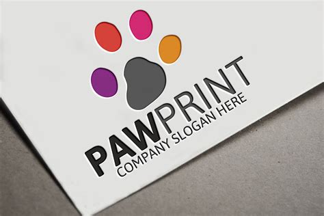 Paw Print Logo ~ Logo Templates ~ Creative Market