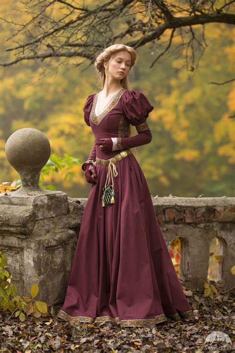 Medieval Cotton Fantasy Dress princess in Exile Long Dress - Etsy UK