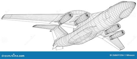 Vector AWACS Plane. Available EPS-10 Vector Format Stock Vector - Illustration of radar, defense ...