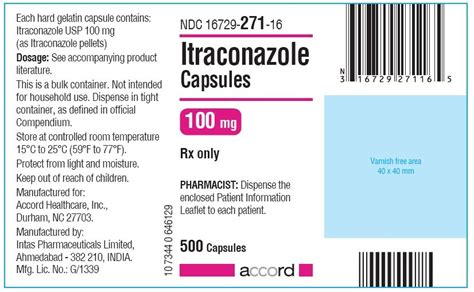 Itraconazole: Package Insert - Drugs.com