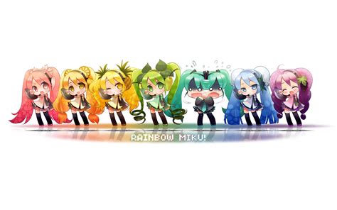 Hatsune Miku in different colors : r/Vocaloid