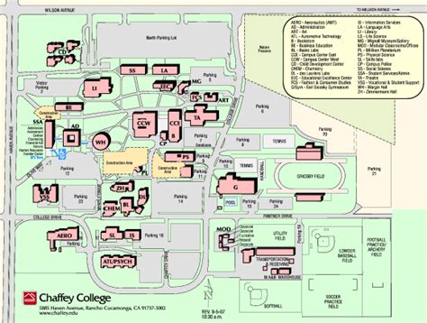 Chaffey College Campus Map – Verjaardag Vrouw 2020