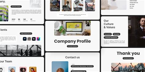 Company Profile Template | Figma