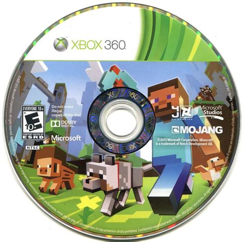 Minecraft: Xbox 360 Edition (2012) Xbox 360 box cover art - MobyGames