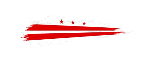 Flag of District of Columbia in grunge brush. 22226981 Vector Art at ...