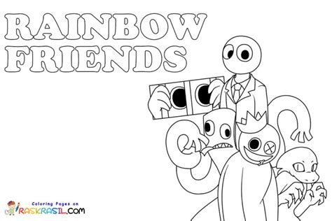 Coloriage Rainbow Friends A Imprimer - Setianvnty