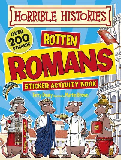 Horrible Histories Sticker Activity Book: Rotten Romans - Scholastic Kids' Club