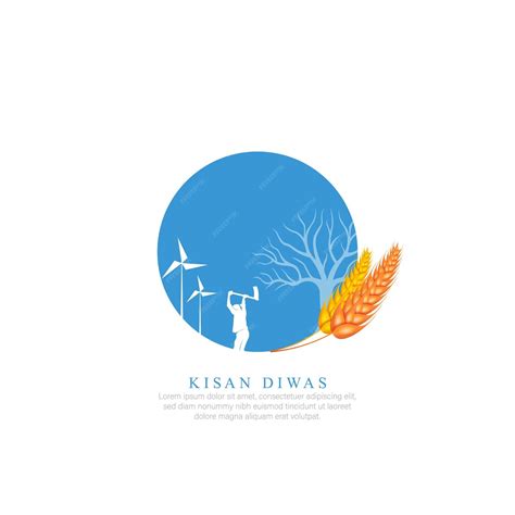 Premium Vector | KISAN DIWAS- VECTOR ILLUSTRATION OF KISAN DIWAS