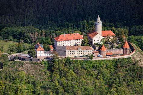 Kasteel Leuchtenburg Thuringia Duitsland Stock Foto - Afbeelding bestaande uit romantisch ...