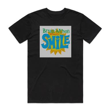 Brian Wilson Smile Album Cover T-Shirt Black