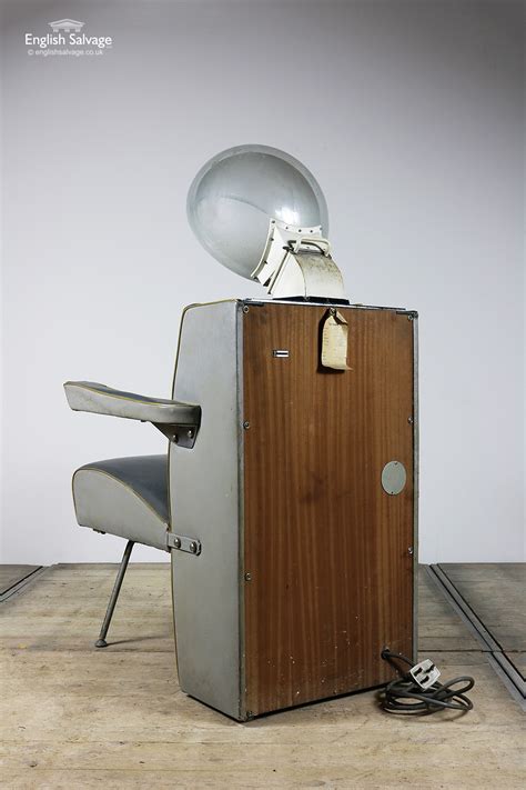 Vintage Silver Jet Hair Salon Dryer Chair