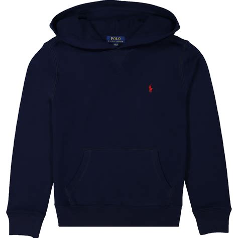 Polo Ralph Lauren Boys Hoodie in Navy - BAMBINIFASHION.COM