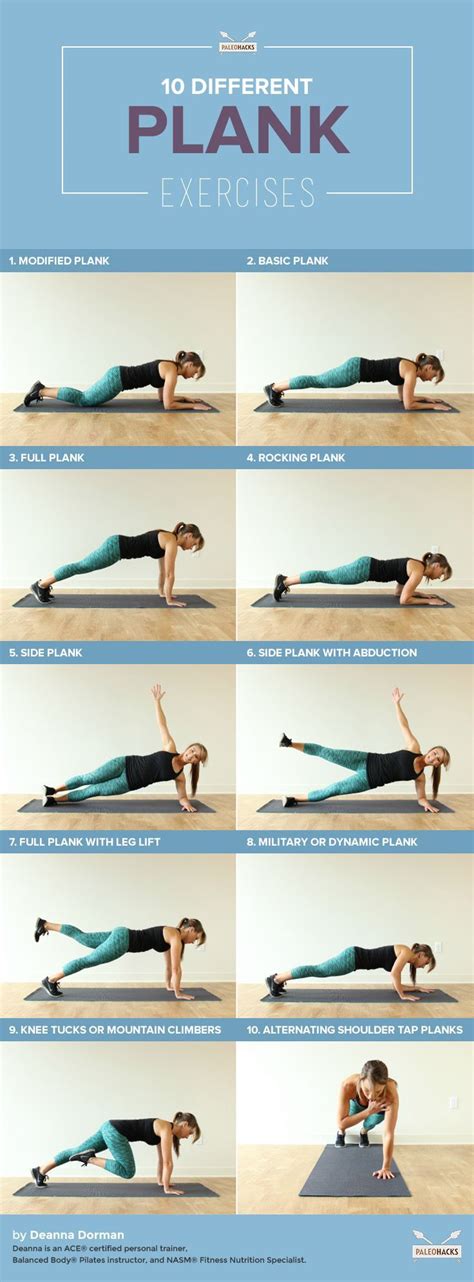 10 Essential Plank Exercises You Need to Try | Exercice gainage, Gainage ventre plat, Seance de ...