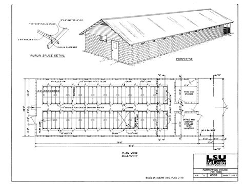 Farrowing House for Hogs