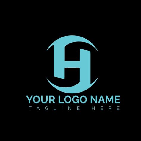 H logo design| Company logo Template | PosterMyWall