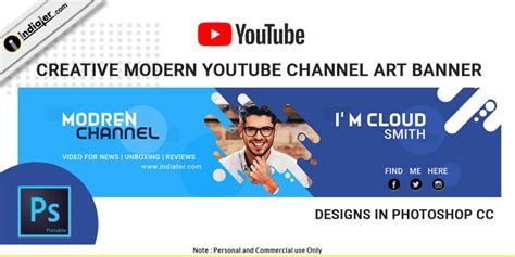 Youtube Banner Psd Template Free ~ Addis Visual