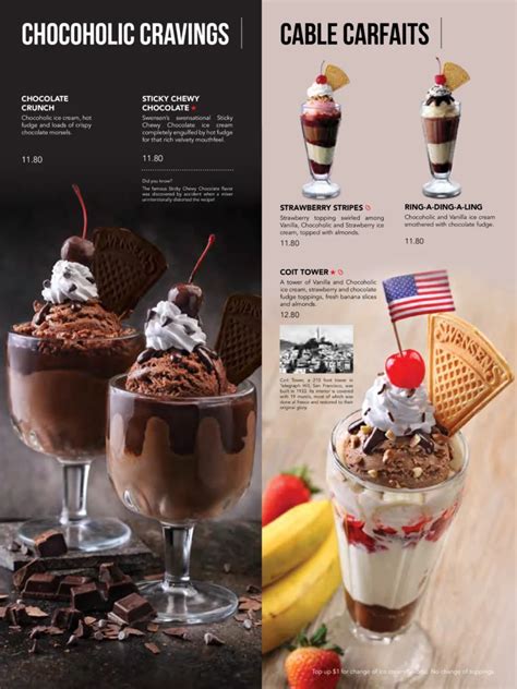 Swensens Singapore Menu Prices Updated 2024