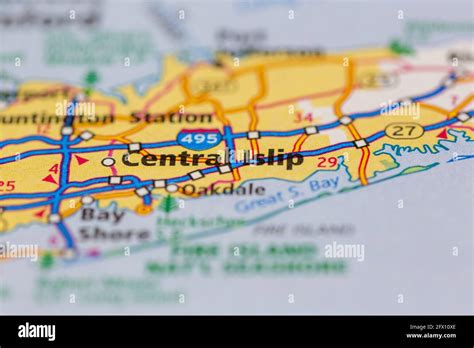 Central islip map hi-res stock photography and images - Alamy