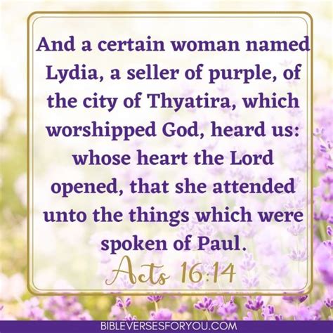 Lydia and The Color Purple in the Bible - Bible Verses for You