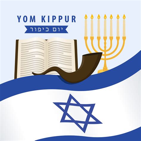 Yom Kippur Israel Poster Design 1268030 Vector Art at Vecteezy