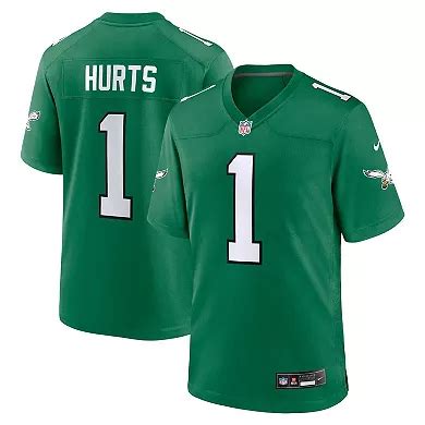 Men's Nike Jalen Hurts Kelly Green Philadelphia Eagles Alternate Game Player Jersey