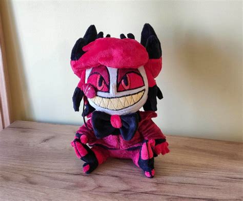 Sitting Hazbin Hotel Alastor plushie in 2022 | Plushies, Handmade, Plush