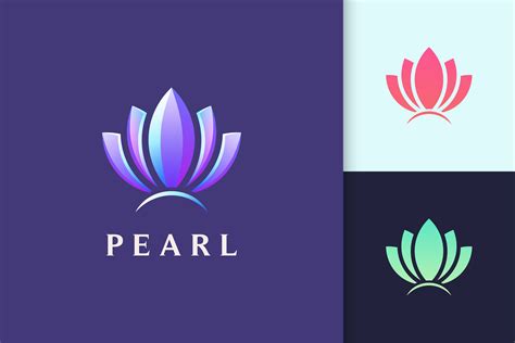 Jewelry Logo in Abstract Pearl Shape By Murnifine Creative | TheHungryJPEG