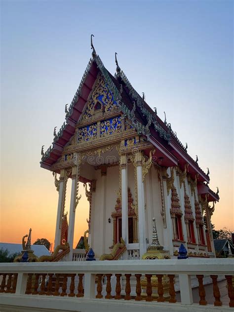 Temples in Thailand at Twilight Sky Stock Image - Image of khet, landmark: 171217031