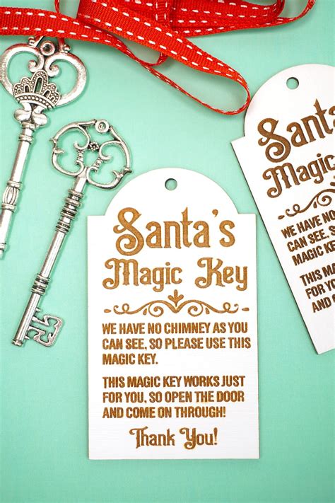 Santa Key Poem Free Printable - Printable Word Searches