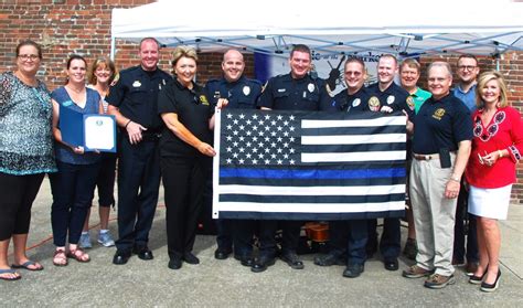 Franklin Police Honored as Hometown Hero - Franklin Farmers Market