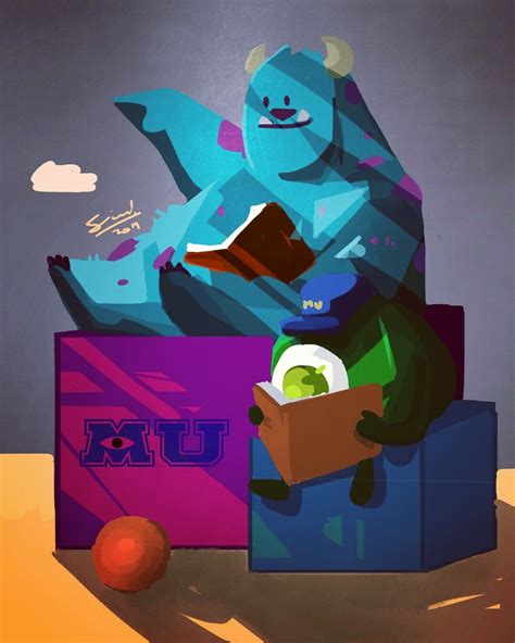 ArtStation - Mike and Sully!