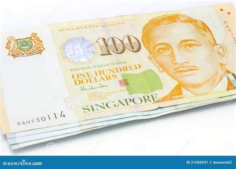 Singapore dollar notes stock image. Image of denomination - 21050591