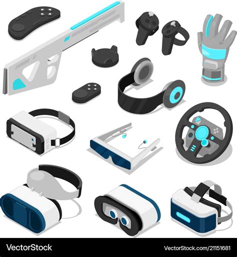 Virtual reality vc gaming digital device Vector Image