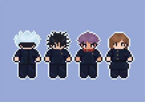 ArtStation - Jujutsu kaisen pixel art