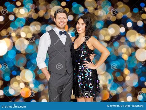 Happy Couple Hugging at Party Stock Photo - Image of concept, people: 109408176