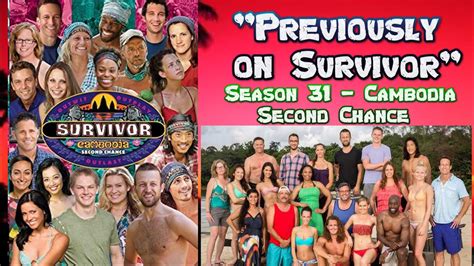 "Previously on Survivor" - Season 31 - Survivor: Cambodia — Second ...