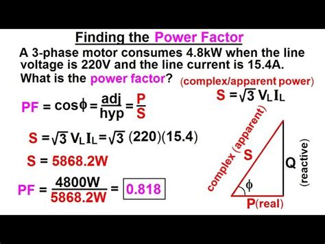 How Do You Calculate The Power Factor Of A 3 Phase Motor - Infoupdate.org