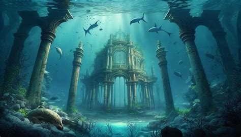 Atlantis Underwater Wallpaper