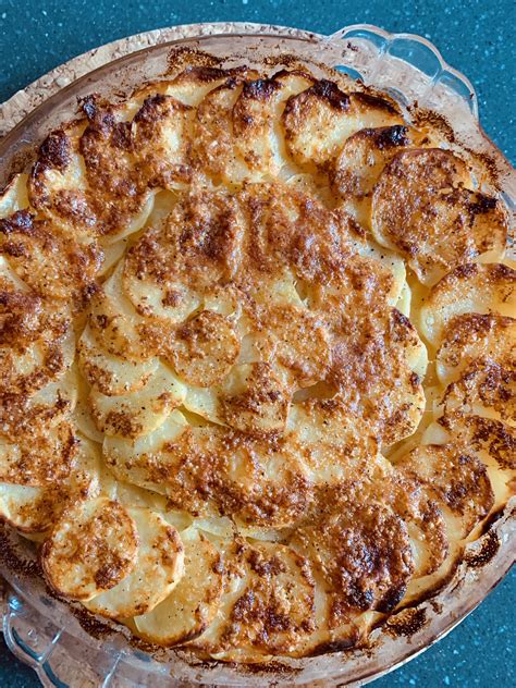 Potatoes Anna, layered with plenty of black pepper and Parmesan cheese. Recipe from the Smitten ...