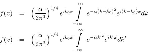 Fourier Transform of Gaussian