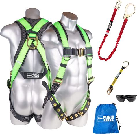 Palmer Safety Fall Protection Safety Harness Kit I Construction Harness ...