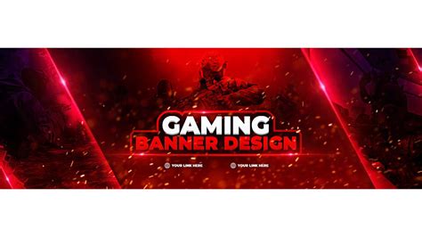 How to design gaming banner - photoshop tutorial | Speed art - YouTube